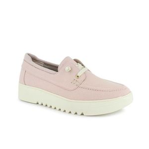 Dr. Scholl's Get Onboard slip on boat shoes pink NWT